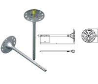 Дюбель с забивным металлическим гвоздём с термо головкой