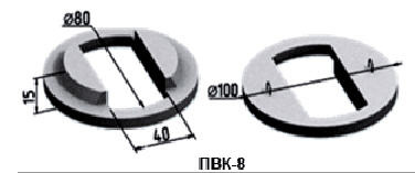 Крышки колодцев ПВК-8