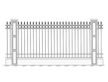 Ограды кованые 50003