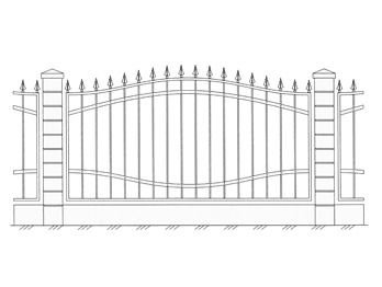 Ограды кованые 50006
