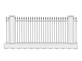 Ограды кованые 50002