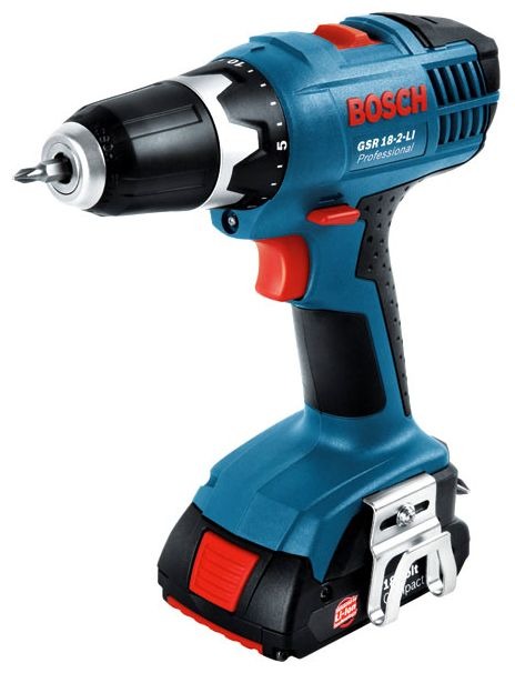 Шуруповерт аккумуляторный BOSCH GSR 18-2-LI