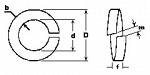 Шайбы пружинные (нормальные) ГОСТ 6402-70 (ТУ 14-4-1425-87)