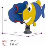 Качели пружинные ДИ-105 Рыбка