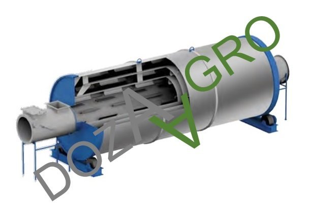 Сушилка для зерна, сушильный барабан, сушилка для опила