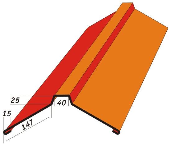 Комплектующие планки (конёк, карнизная, ендова и т.д.)