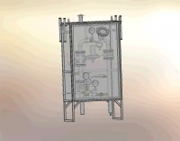 Газорегуляторные пункты c одной линией редуцирования и байпасом ГРПШ-400