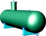 Резервуары подземные для сжиженого пропана и бутана