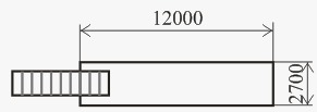 Причал 12м х 2,7м с трапом 6,0 х 1,5