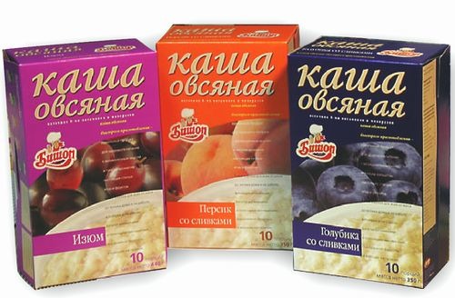 Коробка из картона для упаковки сыпучих продуктов