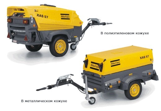 Компрессор Atlas Copco XAS 57Dd