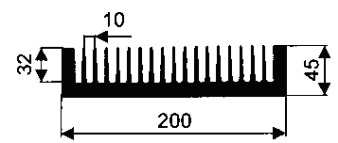 Профиль гребён. БК-231 (566063) длина 3м