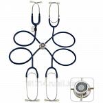 Стетоскоп синий для студентов MDF® 757 Teaching Stethoscope Pulse Time - 4 person