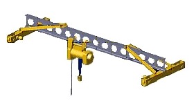 Кран-балка электрическая опорная