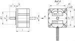 Двигатель шаговый ДШИ56