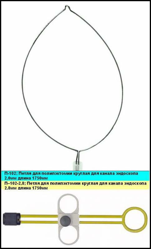 Петля для полипэктомии электрохирургическая овальная