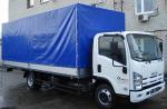 ISUZU NPR75 5 тн борт алюминиевый с тентом 36 м3