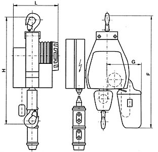 Таль электрическая цепная стационарная B 042 М