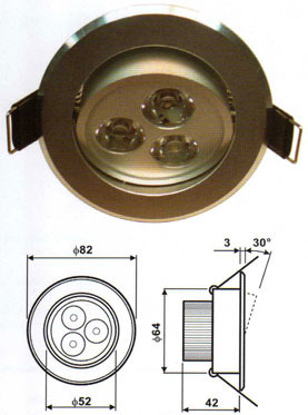 Светодиодный светильник Sunlight LED 3W 2062 SAL