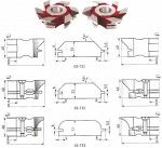 Комплект фрез для изготовления обшивочной доски Имитация бруса