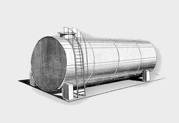 Резервуары горизонтальные