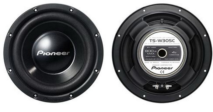 Автомобильный сабвуфер PIONEER TS-W305C