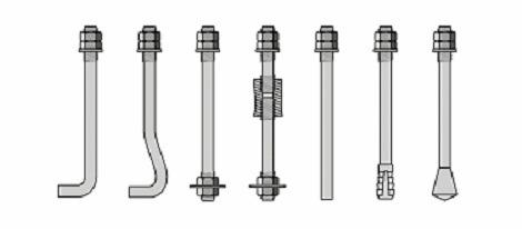 Фундаментные анкерные болты (анкера)