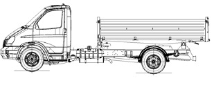 Самосвал ГАЗ-САЗ-2505-11