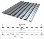 Профнастил оцинкованный МП20 х 1100 (0,55мм)