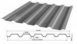 Профнастил оцинкованный С44 х 1000 (0.5мм)