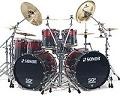 Барабанная установка SONOR SQ2 Set in Black-Red Sparkle