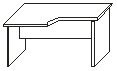Стол рабочий эргономичный ТК-12 (правый)