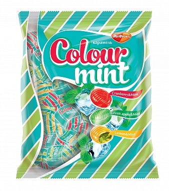 Карамель Colour mint Fruit & Mint