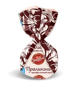 Конфеты Пралинэль трюфельный вкус / 200 г.