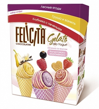 Конфеты в коробке Felicita Gelato allo Yogurt