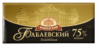 Шоколад Бабаевский элитный 75% какао