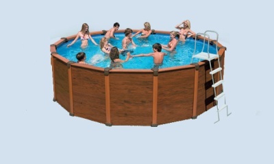 Бассейн Intex Sequoia Spirit Wood-Grain Frame Pool