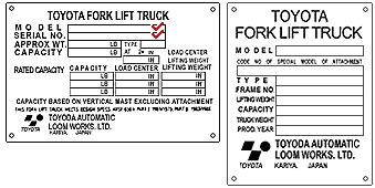 Запасные части на погрузчики Toyota