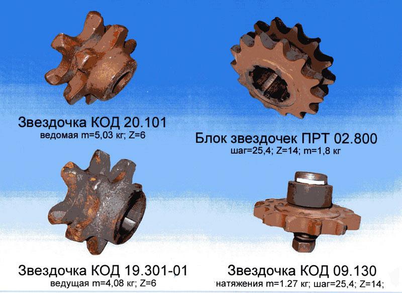 ПРТ-7, ПРТ-10, запчасти