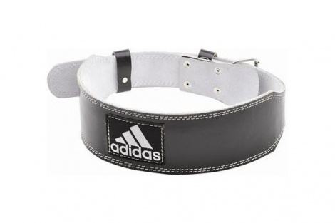 Пояс тяжелоатлетический (кожа) Adidas ADGB-12234