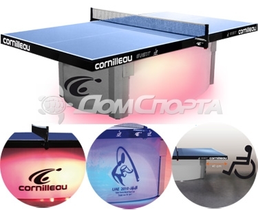 Стол для настольного тенниса шоу-корт Cornilleau Competition Event ITTF blue 115100