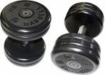 Гантель неразборная (классик) черная MB Barbell MB-FdbEM-B59