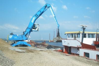 Перегружатель гидравлический Terex Fuchs MHL 320