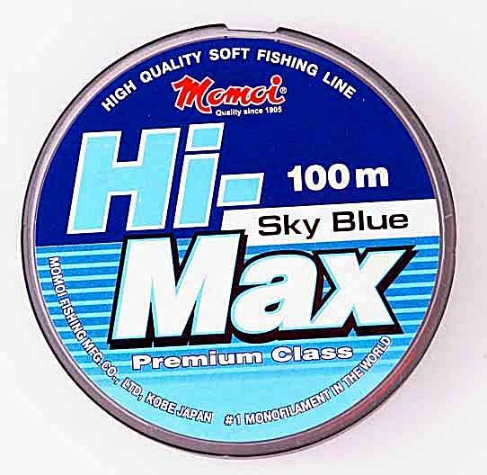 Леска Hi-Max Sky Blue 0,22 мм, 5,0 кг, 100 м (уп.5 шт)