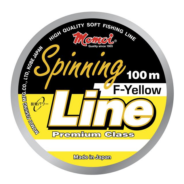 Леска Spinning Line F-Yellow 0,22 мм, 5,5 кг, 100 м, желтая, (уп.5 шт)