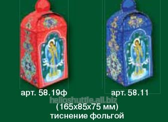 Коробка для подарков арт. 58.11 (165х85х75 мм)тиснение фольгой тиснение фольгой