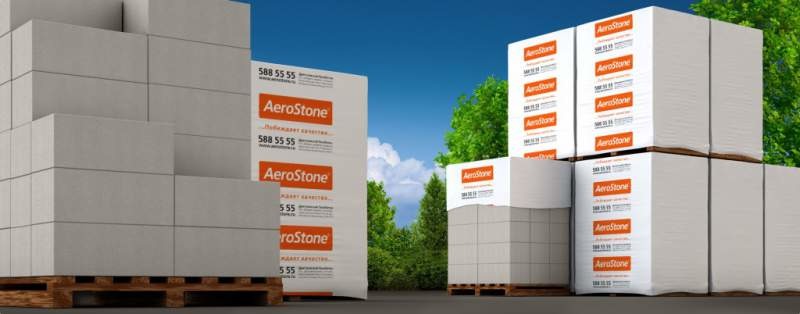 Газосиликатные блоки AeroStone