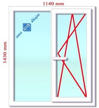 Пластиковое окно в типе дома 137 серии