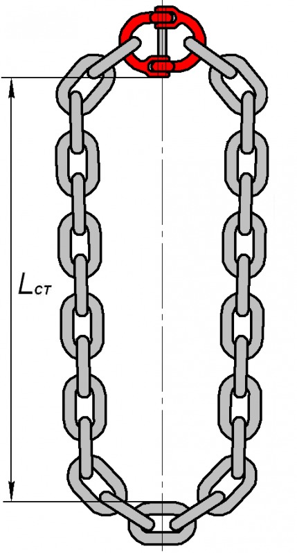 Строп цепной кольцевой УСЦ