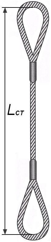 Стропы канатные стальные СКП (УСК1)